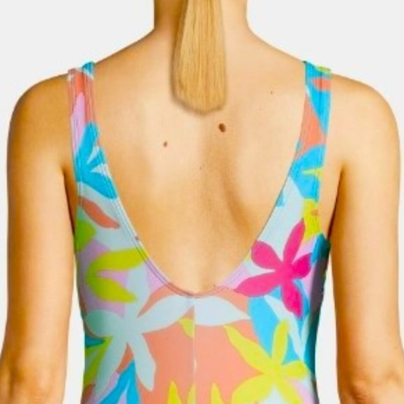 LAND'S END Graphic Floral One Piece  🏄  NEW!!! - Picture 6 of 13